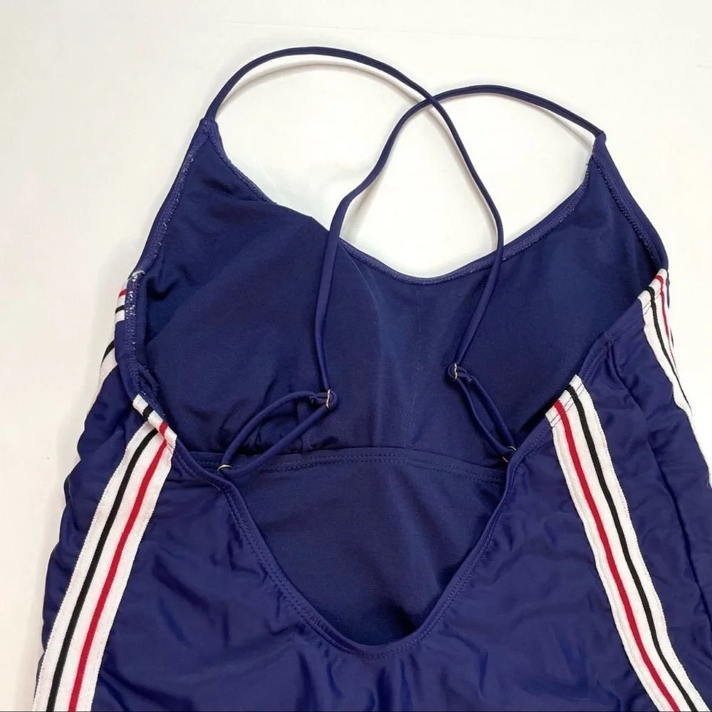 Blue One Piece Bathing Suit